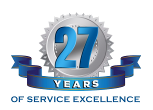 27 years of service excellence